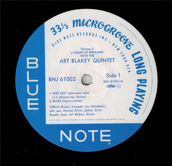 Art Blakey Quintet - A Night At Birdland, Vol. 3(LP, Album, Mono, Ltd)