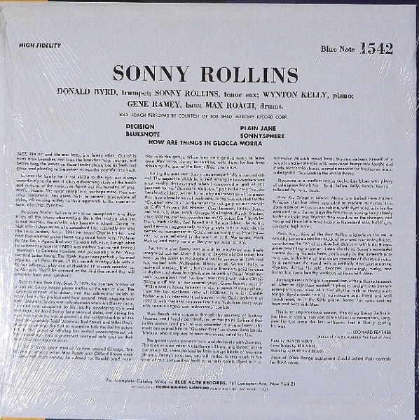 Sonny Rollins - Sonny Rollins Volume 1 (LP, Album, Mono, RE)