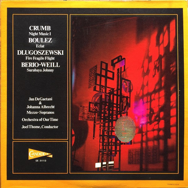 George Crumb - Night Music I / Eclat / Fire Fragile Flight / Suraba...