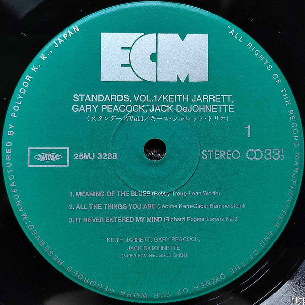 Keith Jarrett - Standards, Vol. 1(LP, Album)