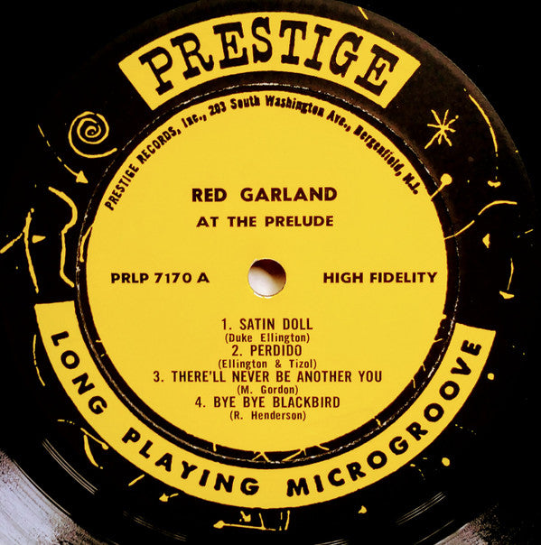 Red Garland - Red Garland At The Prelude (LP, Album, Mono)