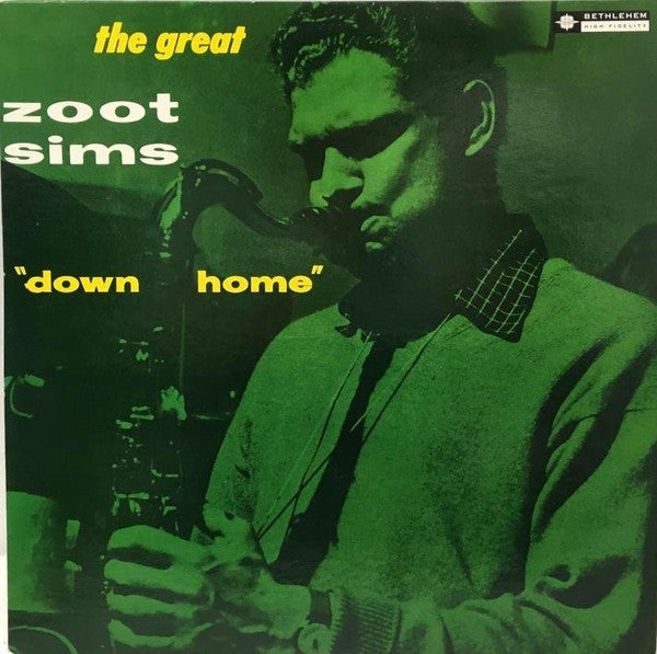 Zoot Sims - Down Home (LP, Album, RE)