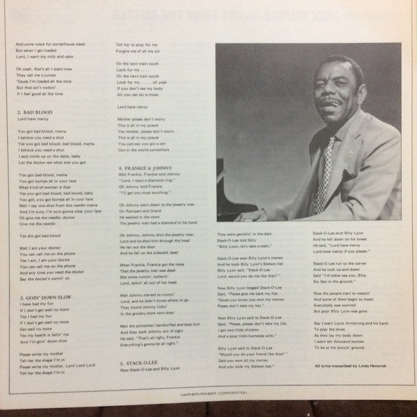 Champion Jack Dupree - Blues From The Gutter (LP, Album, Promo, RE)