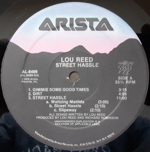 Lou Reed - Street Hassle (LP, Album, RE)