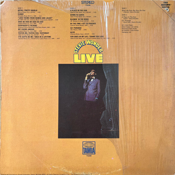 Stevie Wonder - Stevie Wonder Live (LP, Album)