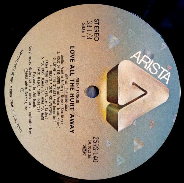 Aretha Franklin - Love All The Hurt Away (LP, Album)