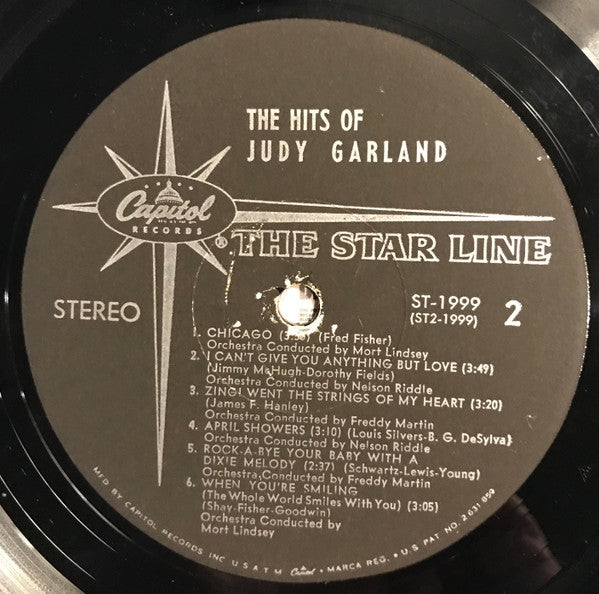 Judy Garland - The Hits Of Judy Garland (LP, Comp)