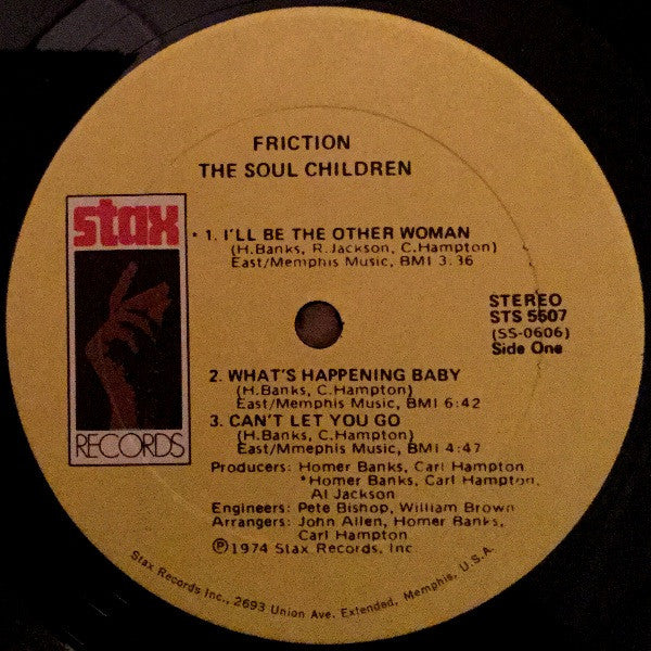 The Soul Children* - Friction (LP, Album)