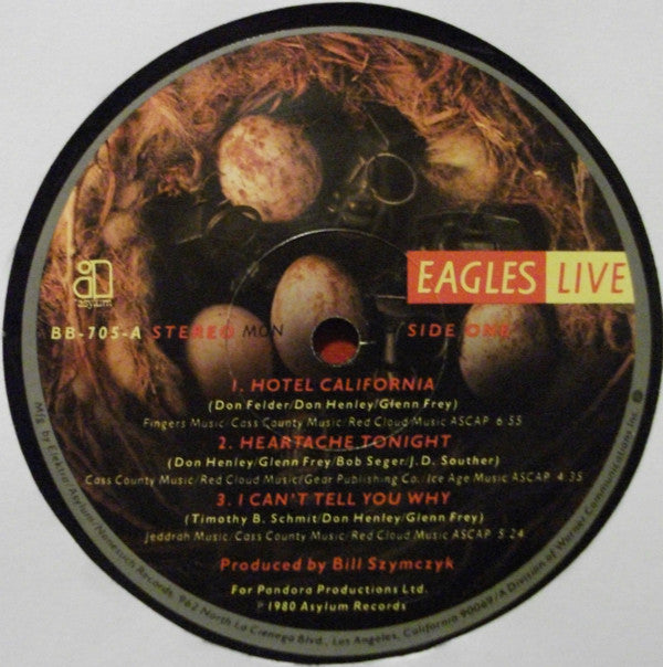 Eagles - Eagles Live (2xLP, Album, MON)
