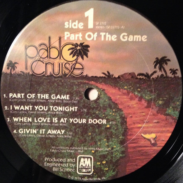 Pablo Cruise - Part Of The Game (LP, Album, San)