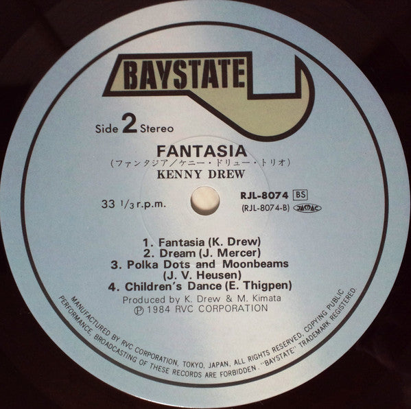 Kenny Drew Trio* - Fantasia (LP, Album)