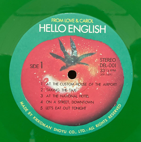 Love & Carol - Hello English From Love & Carol (LP, Album, Gat)