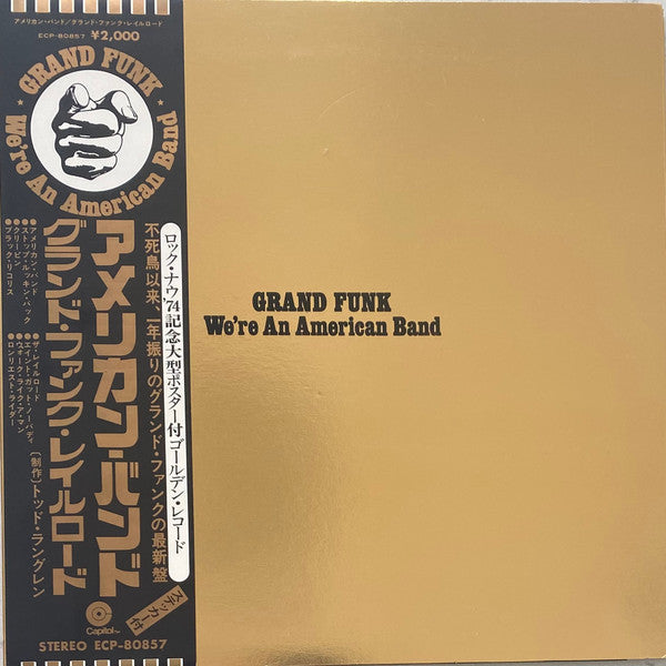 Grand Funk* - We're An American Band (LP, Album, Gat)