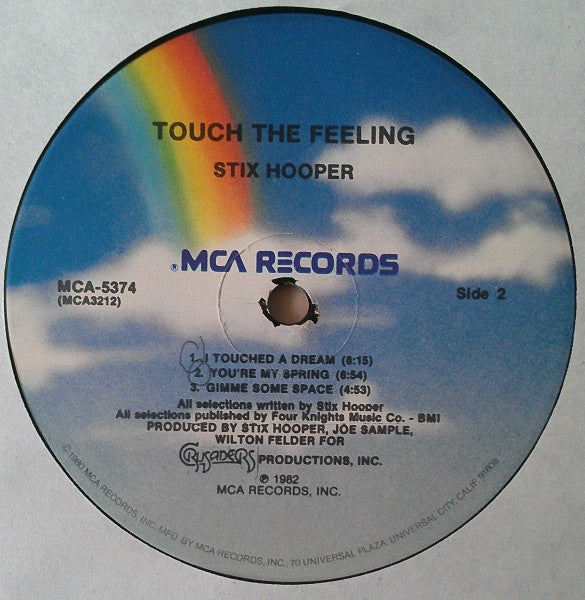 Stix Hooper* - Touch The Feeling (LP, Album)