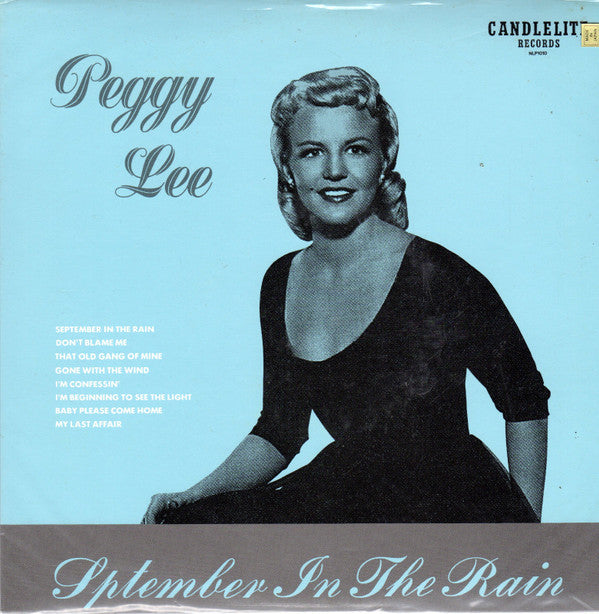 Peggy Lee - September In The Rain (10"", Album)