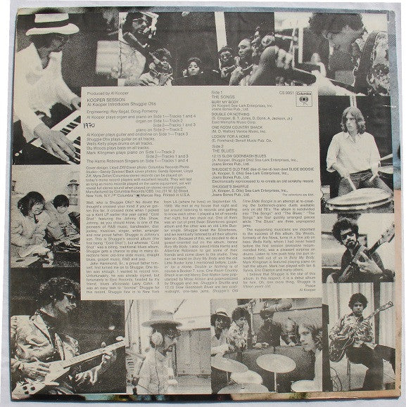 Al Kooper Introduces Shuggie Otis - Kooper Session (LP, Album, RP)