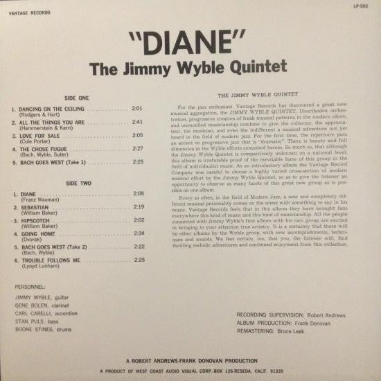 The Jimmy Wyble Quintet - Diane (LP, Album)