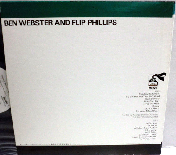 Ben Webster, Flip Phillips - Classic Tenors, Vol.2 (LP, Comp, Mono)