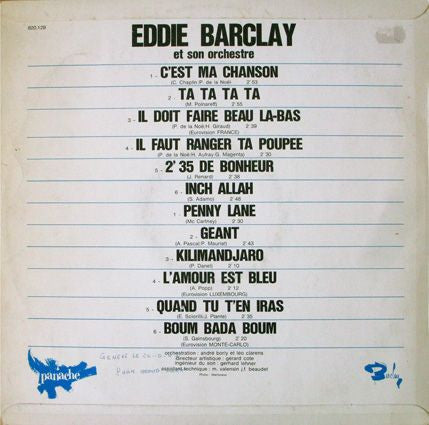 Eddie Barclay Et Son Orchestre - Eddie Barclay Et Son Orchestre (LP)