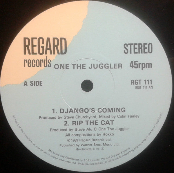 One The Juggler - Django's Coming (12"", Single)