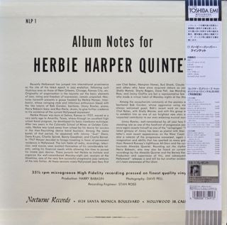 Herbie Harper Quintet - Herbie Harper Quintet (LP, Album, Mono, RE)