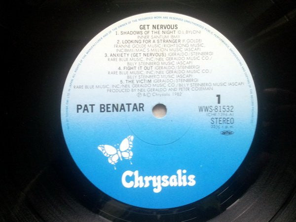 Pat Benatar - Get Nervous (LP, Album)