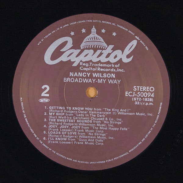 Nancy Wilson - Broadway - My Way (LP, Album)
