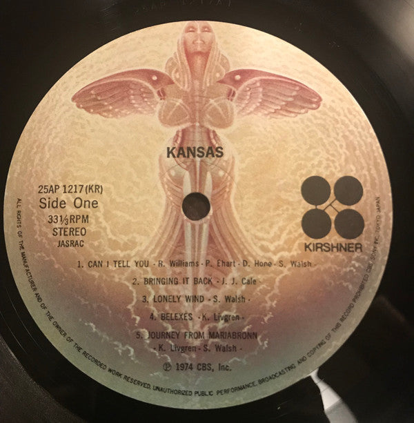 Kansas (2) - Kansas (LP, Album)