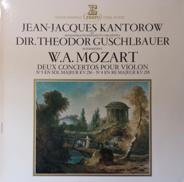 Wolfgang Amadeus Mozart - Deux Concertos Pour Violon(LP)
