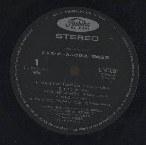 Hiroshi Okazaki - Girl Talk (LP, Album)