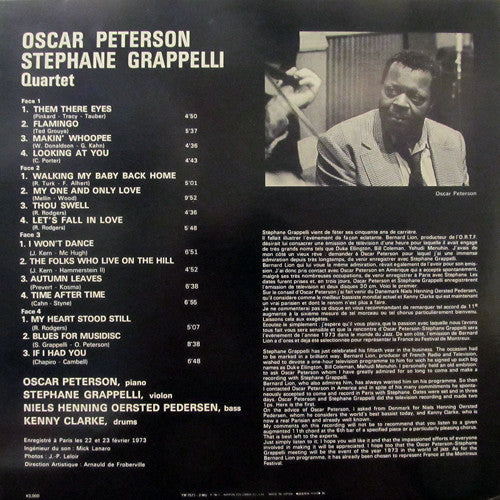 Oscar Peterson - Stéphane Grappelli Quartet - Oscar Peterson - Step...