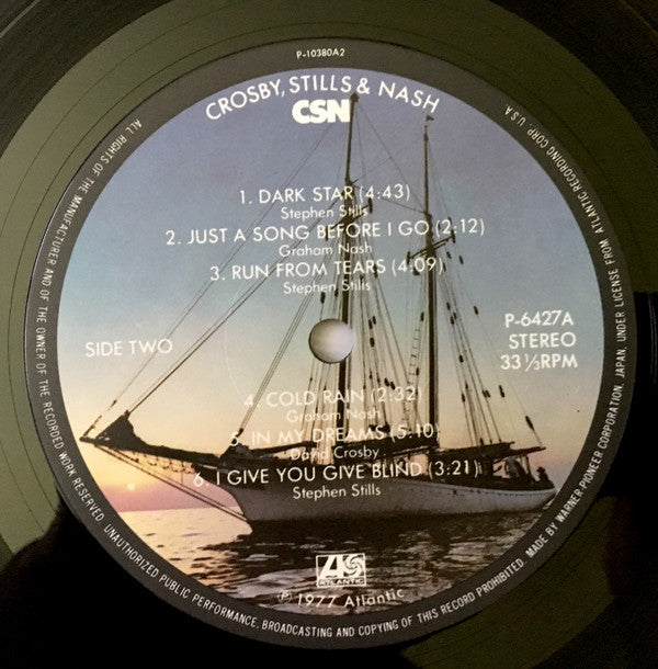 Crosby, Stills & Nash - CSN (LP, Album, RE)