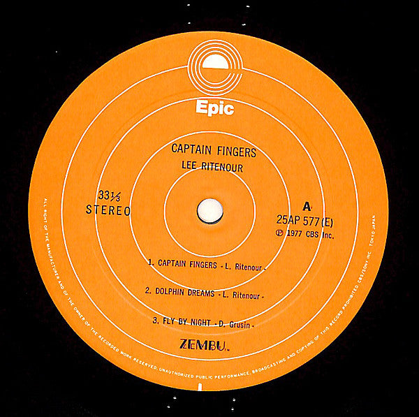Lee Ritenour - Captain Fingers (LP, Album)