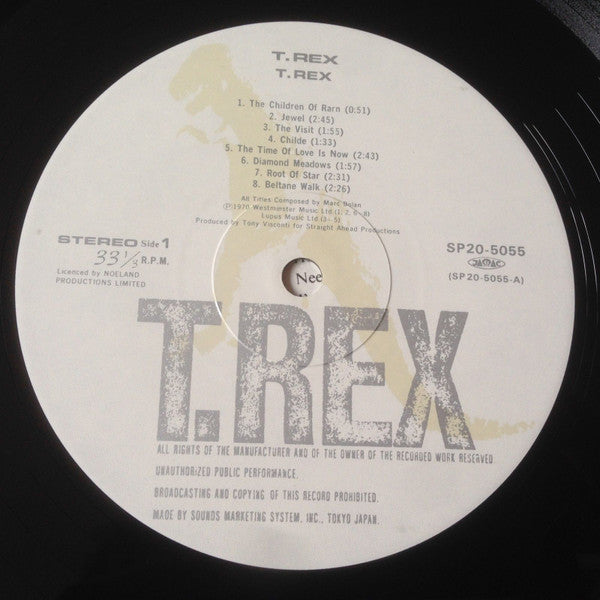 T. Rex - T. Rex (LP, Album, RE)