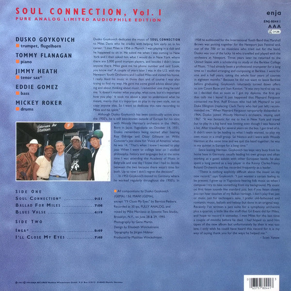 Dusko Goykovich - Soul Connection, Vol. I (LP, Album, Ltd)