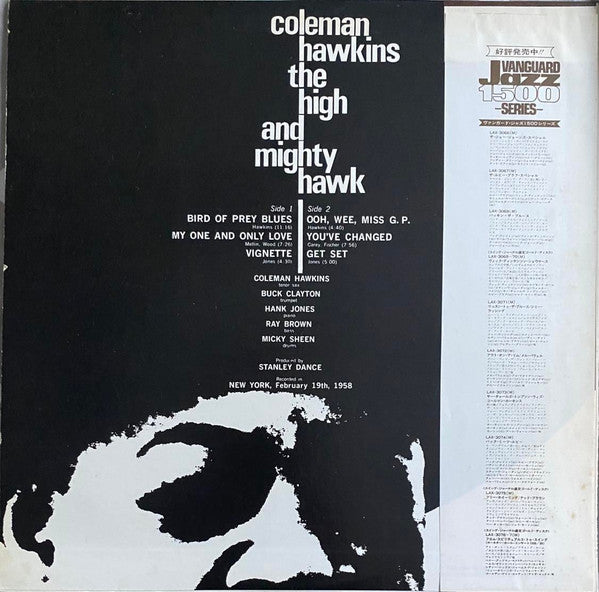 Coleman Hawkins - The High And Mighty Hawk (LP, Album, Mono, RE)