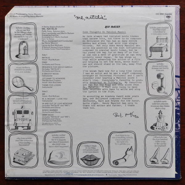 Henry Mancini - Me, Natalie (LP, Album)