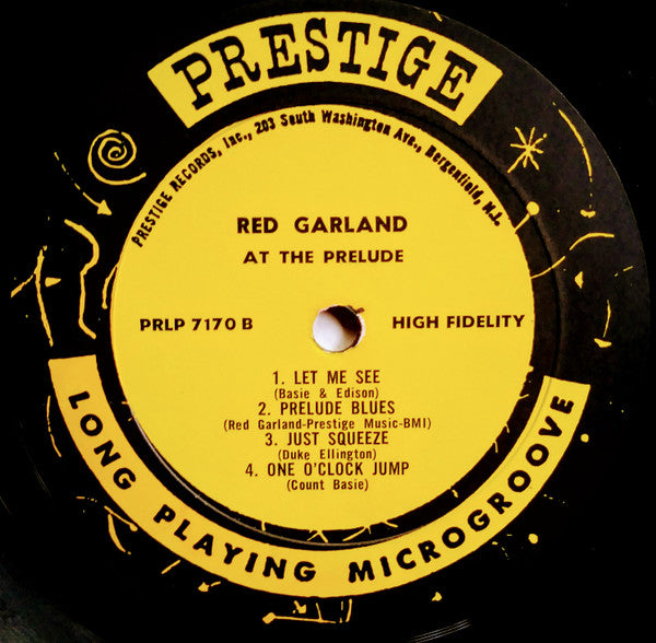 Red Garland - Red Garland At The Prelude (LP, Album, Mono)