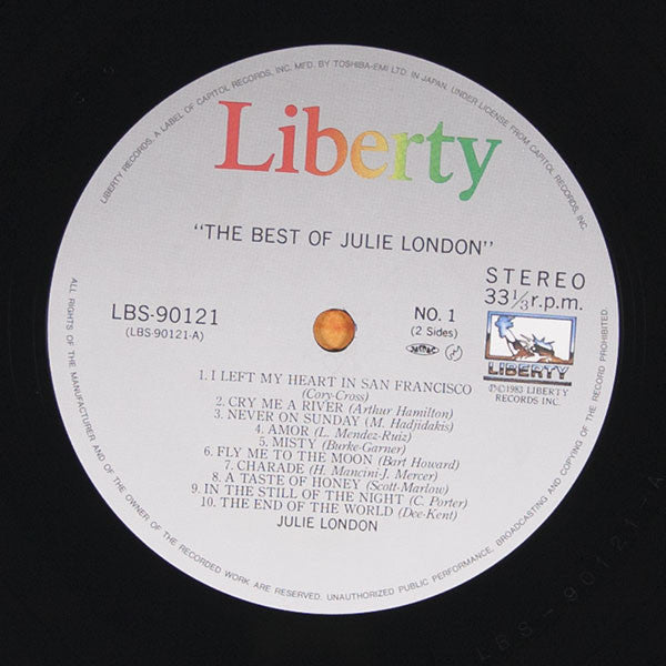 Julie London - The Best Of (LP, Comp)