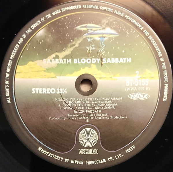 Black Sabbath - Sabbath Bloody Sabbath (LP, Album, RE)