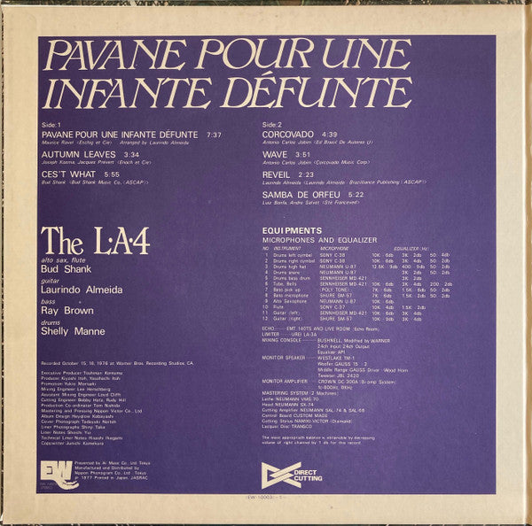 L.A. 4* - Pavane Pour Une Infante Défunte (LP, Album)
