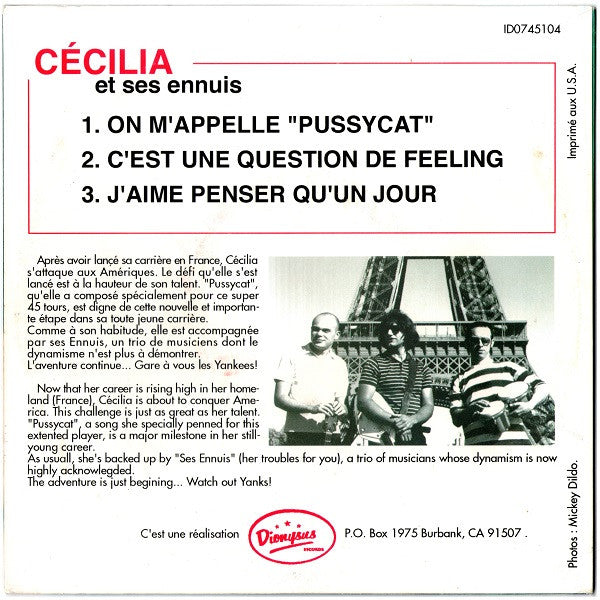 Cécilia Et Ses Ennuis - On M' Appelle Pussycat (7"", EP)