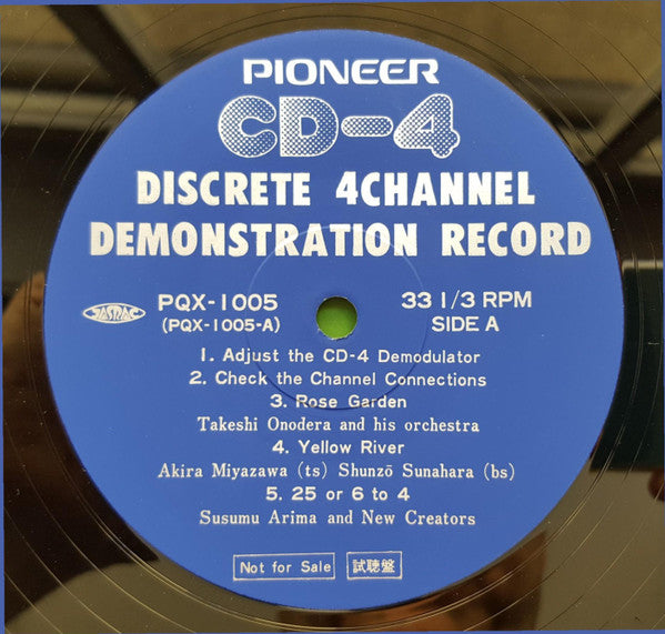 Various - Pioneer CD-4 Discrete 4 Channel Demonstration Record(LP,