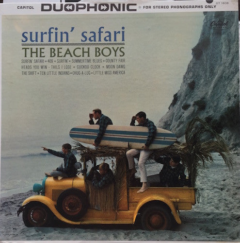 The Beach Boys - Surfin' Safari (LP, Album, Scr)