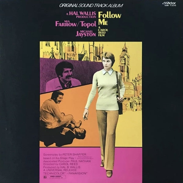 John Barry - Follow Me! (Original Soundtrack Album)  (LP, Album, RE)