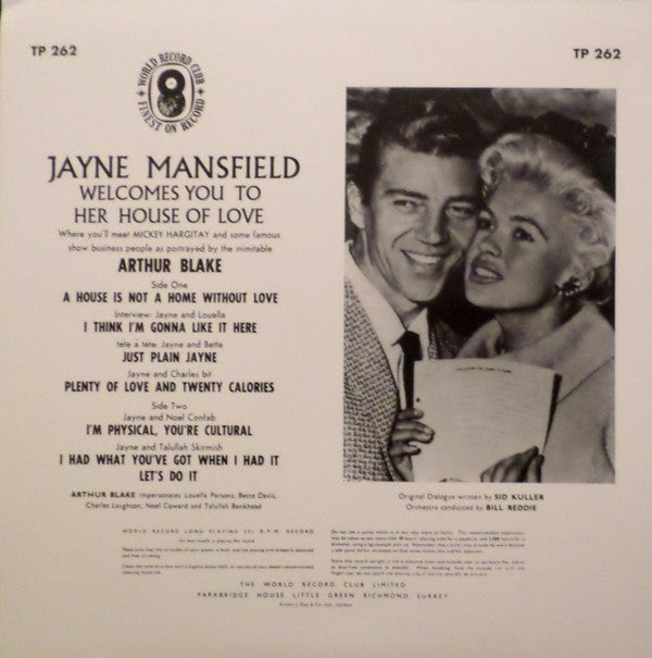 Jayne Mansfield - Jayne Mansfield In Las Vegas(LP, Album, RE, Unoff...