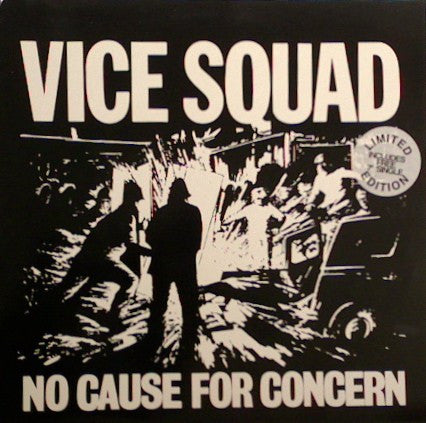 Vice Squad - No Cause For Concern (LP, Album, Ltd, RE + 7"", Single)