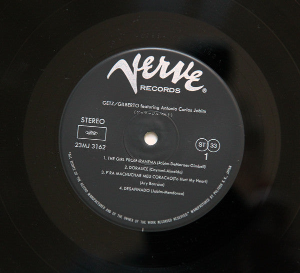 Stan Getz - Getz / Gilberto(LP, Album, RE)