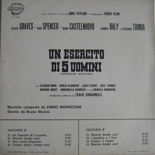 Ennio Morricone - Un Esercito Di 5 Uomini (Colonna Sonora Originale...