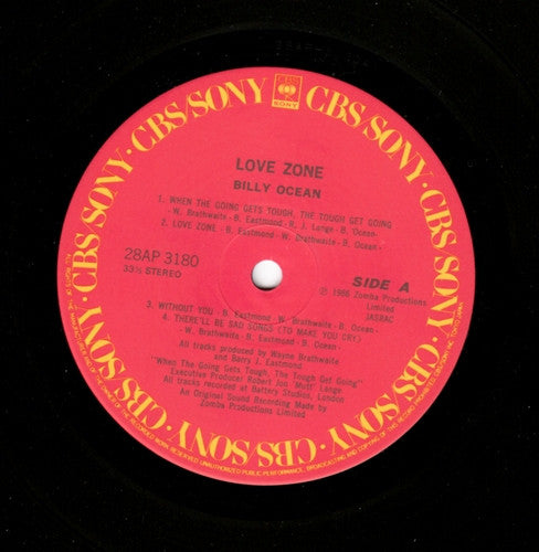 Billy Ocean - Love Zone (LP, Album)